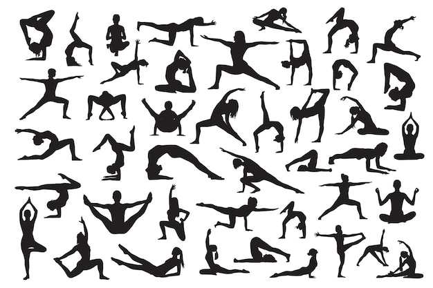 siluetas yoga set