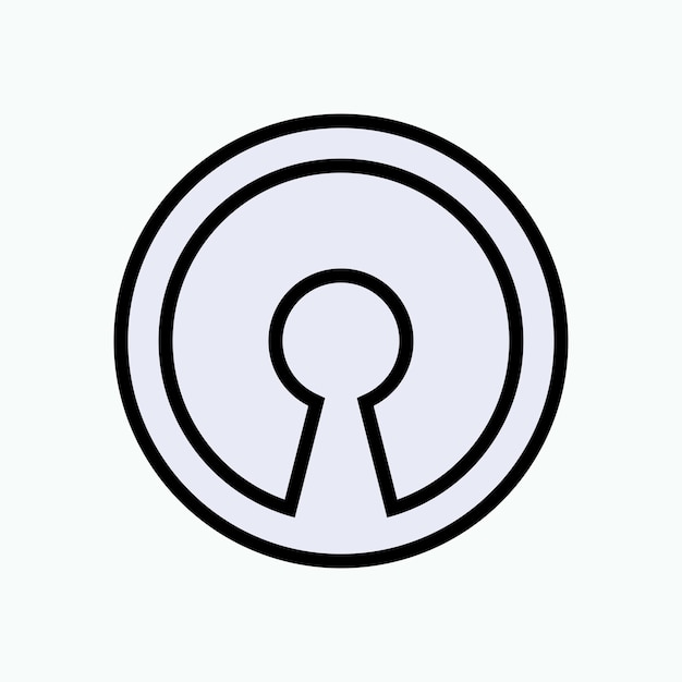 Símbolo de acceso al icono de código abierto