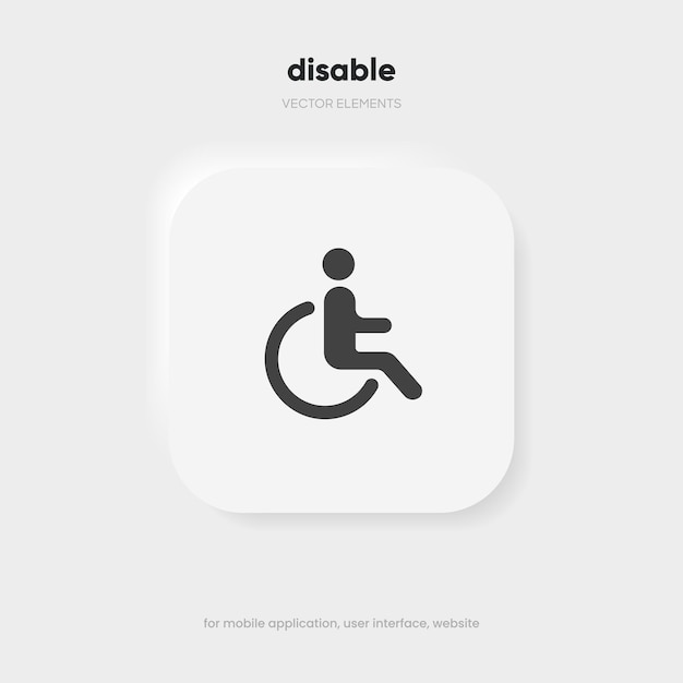 Símbolo de acceso para discapacitados