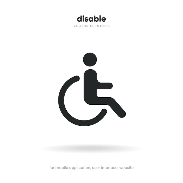 Símbolo de acceso para discapacitados