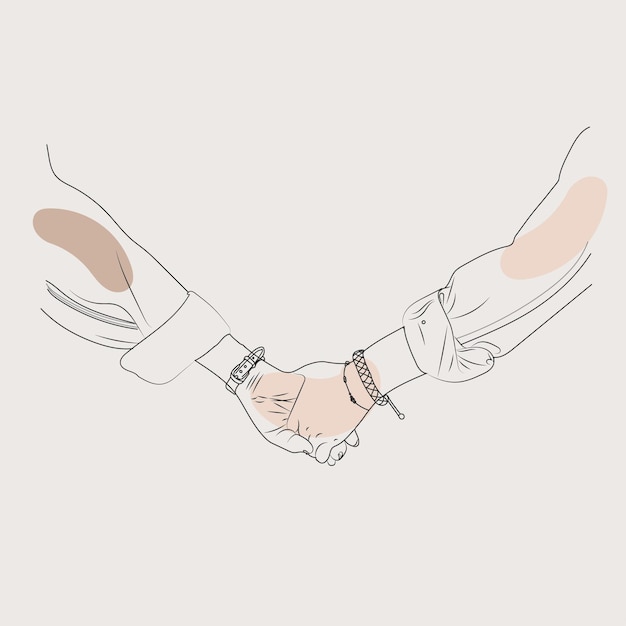 Símbolo de amor Ilustración feliz de San Valentín vector lindo Objetivos sencillos para parejas románticas.