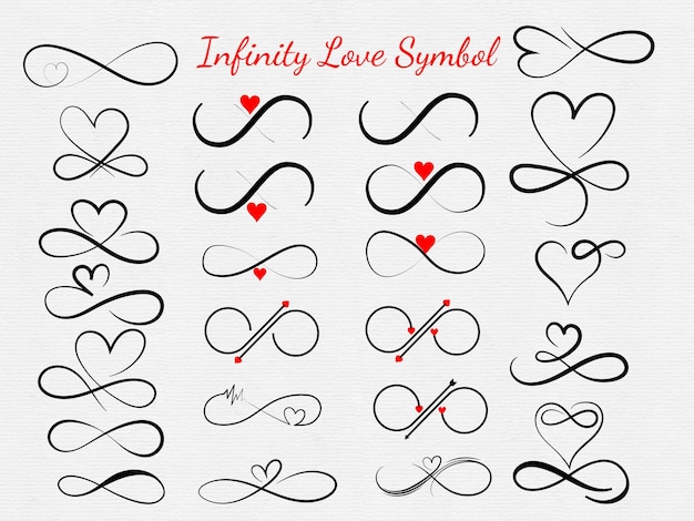 símbolo de amor infinito