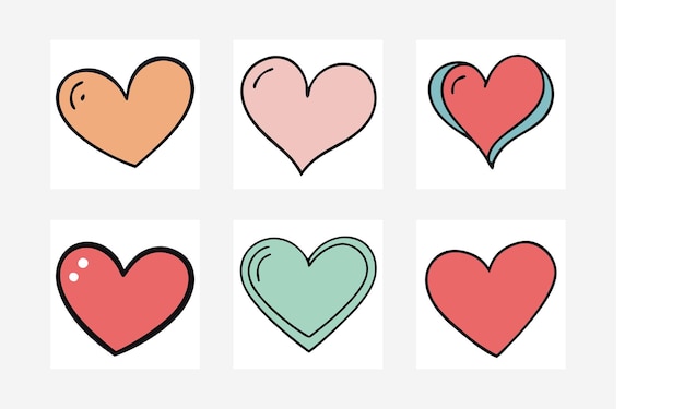 Símbolo de amor y San Valentín en forma de corazón rojo