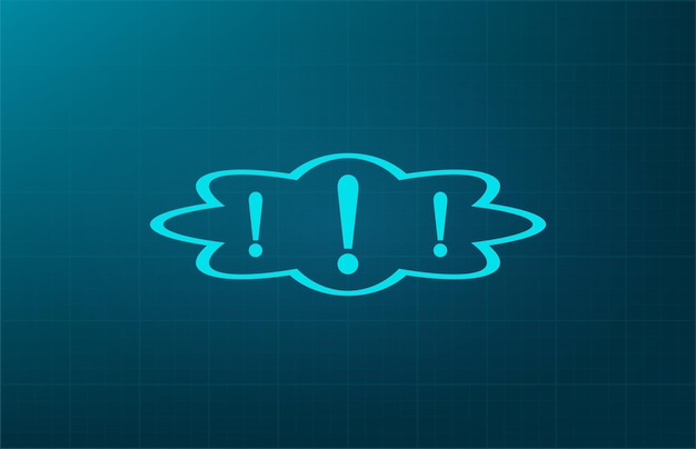 Símbolo de apoyo a las preguntas y respuestas Ilustración vectorial sobre fondo azul Eps 10