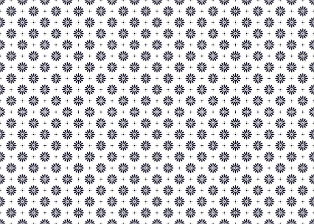 símbolo azul oscuro floral en fondo blanco tela étnica diseño de patrón sin costuras para tela, etc.