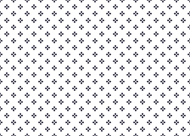 símbolo azul oscuro floral en fondo blanco tela étnica diseño de patrón sin costuras para tela, etc.