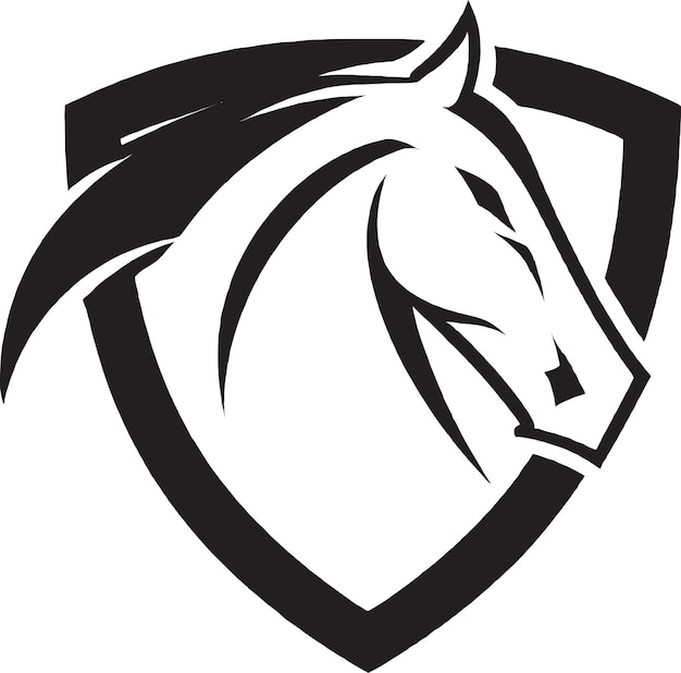 Símbolo del caballo frisón