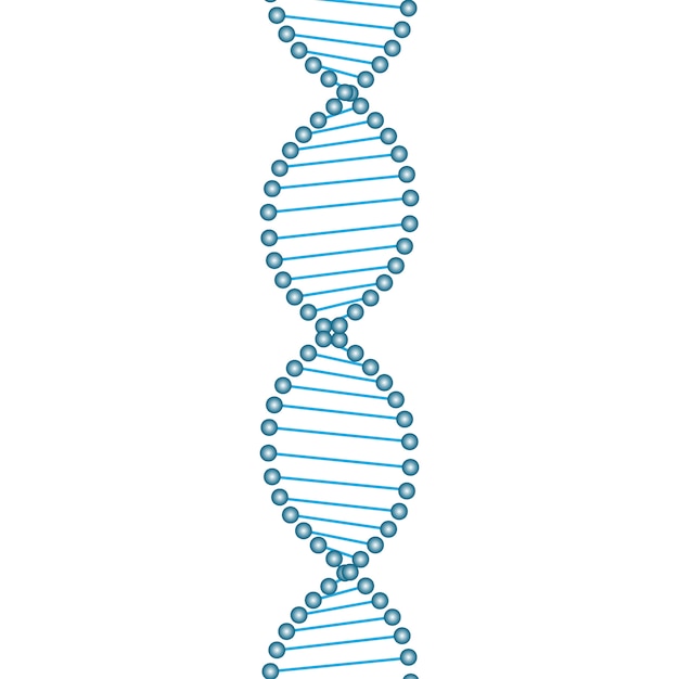 Símbolo de cadena de ADN.