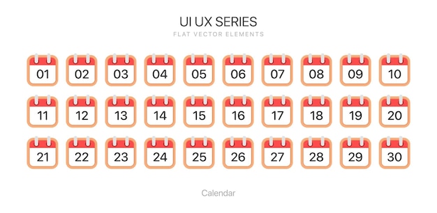 Símbolo de calendario mínimo con el día 1. Icono de calendario de planificación para UI, aplicación móvil, empresa, sitio web.