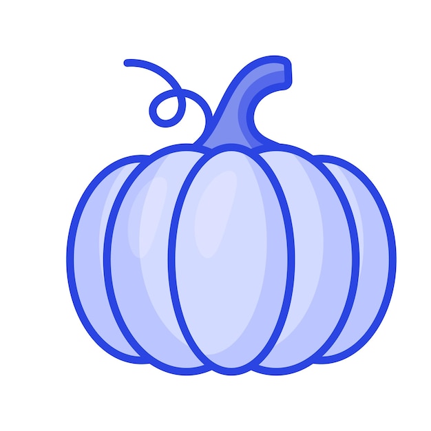 Un símbolo de calidez y deleite estacional para sus proyectos creativos Diseño vectorial de calabaza