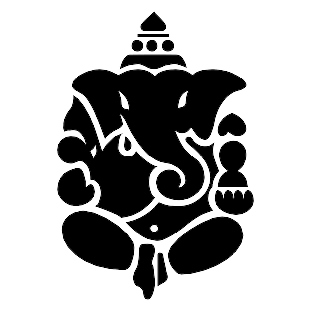 Vector el símbolo del clipart del señor ganesha