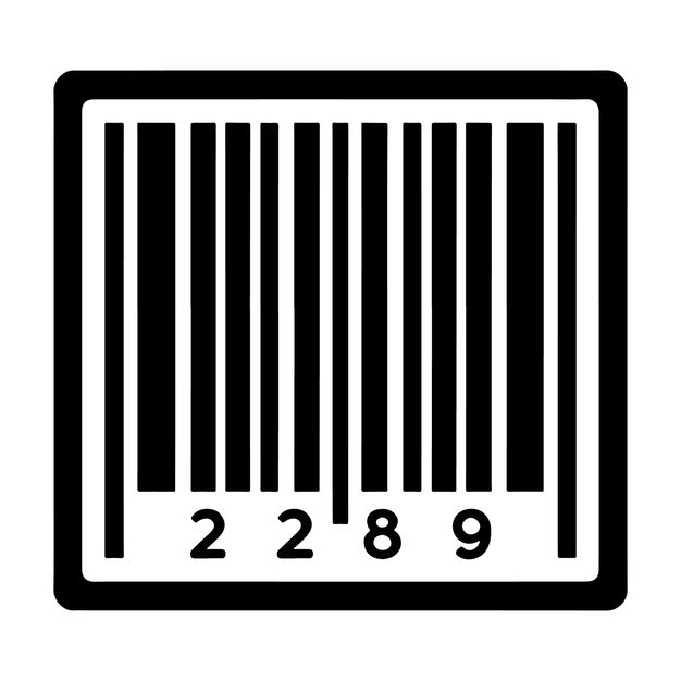 Símbolo de código de barras para la identificación y escaneo del producto