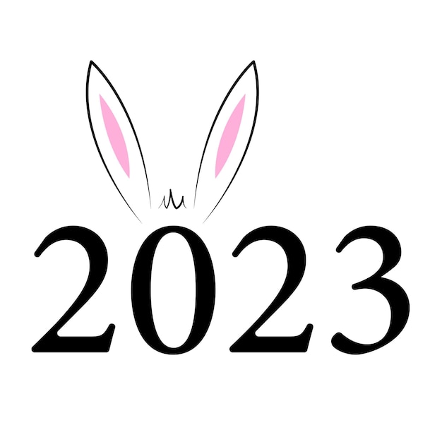 Símbolo de conejito del año 2023