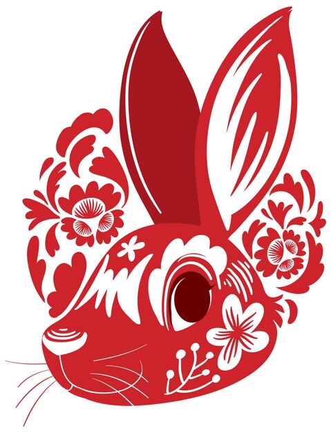 Símbolo de conejo del año nuevo lunar chino 2023