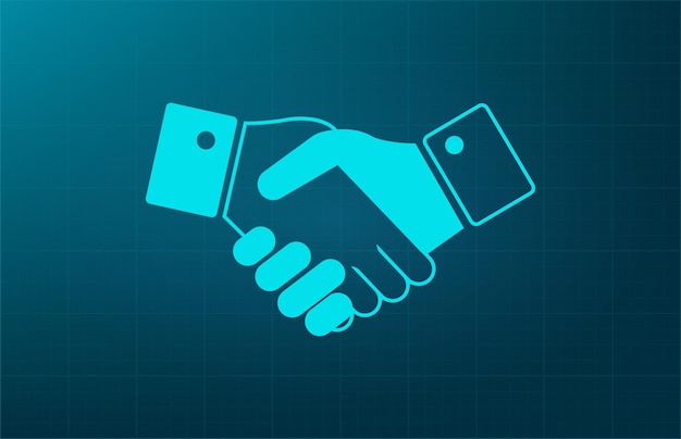 Símbolo de conexión inalámbrica de acceso remoto de comunicaciones de personas Ilustración vectorial en fondo azul