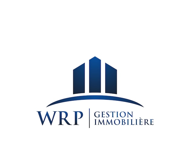 Símbolo para la construcción de edificios de arquitectura de apartamentos de lujo inspiración para el diseño del logotipo