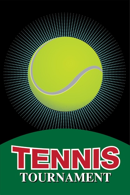 Vector símbolo del deporte del tenis