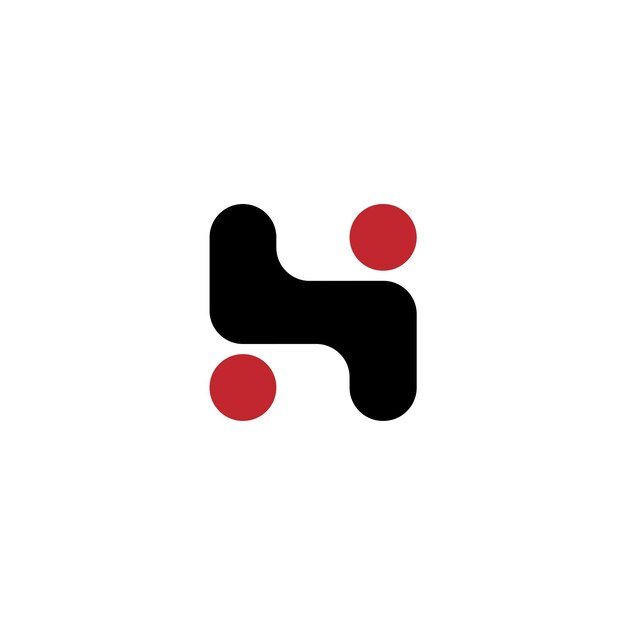 Símbolo de diseño de letra del logotipo H