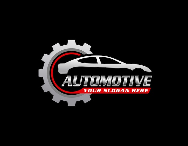 Símbolo de diseño de logotipo de coche creativo para empresa automotriz