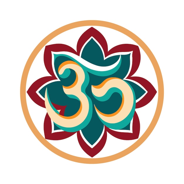 Símbolo de diseño vectorial OM