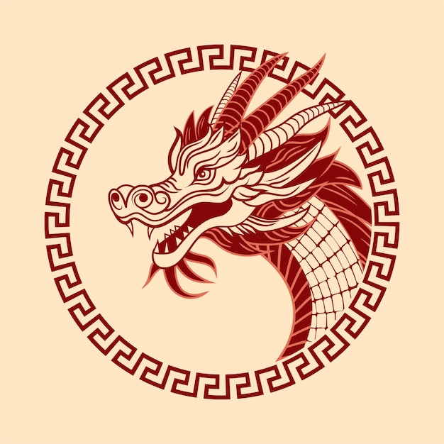 Símbolo del dragón del zodiaco chino