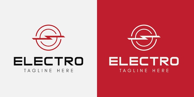 Símbolo eléctrico logotipo monograma diseño de logotipo tecnología eléctrica signo logotipos comerciales