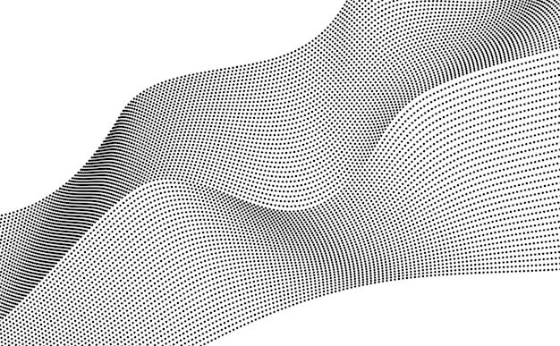 Símbolo de elementos de diseño Icono editable Círculos de semitono patrón de punto de semitono sobre fondo blanco Marco de ilustración vectorial eps 10 con puntos aleatorios abstractos negros para tecnología cosmética
