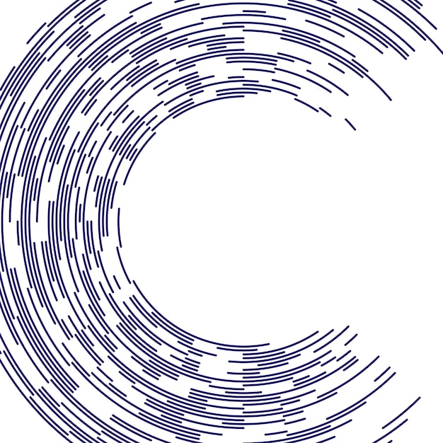 Símbolo de elementos de diseño Icono editable Patrón de racha de puntos de semitono sobre fondo blanco Marco de ilustración vectorial eps 10 con puntos aleatorios de color Icono de borde redondo usando textura de puntos de línea de semitono