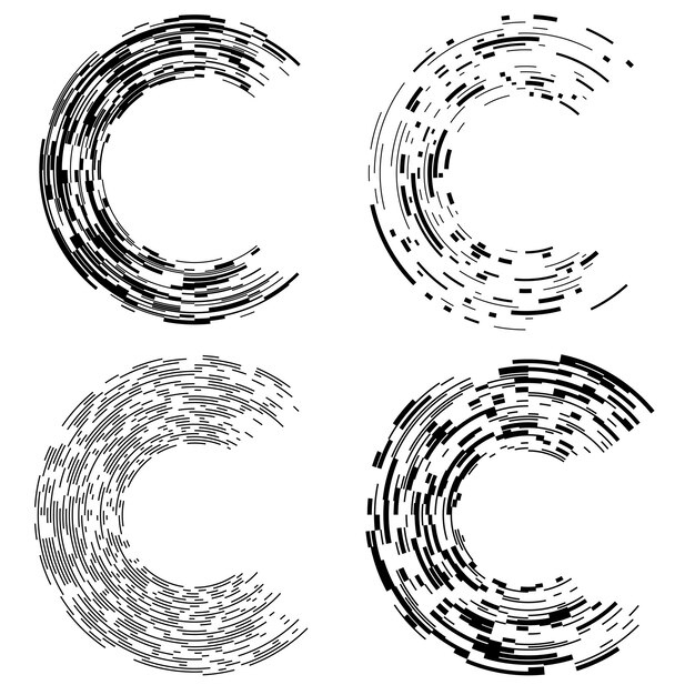 Símbolo de elementos de diseño Icono editable Patrón de racha de puntos de semitono sobre fondo blanco Marco de ilustración vectorial eps 10 con puntos aleatorios de color Icono de borde redondo usando textura de puntos de línea de semitono