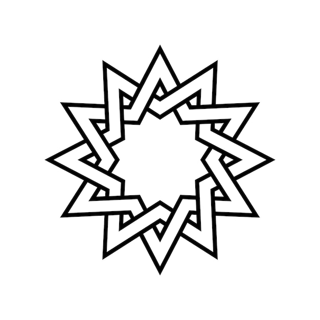 Símbolo de estallido de estrellas