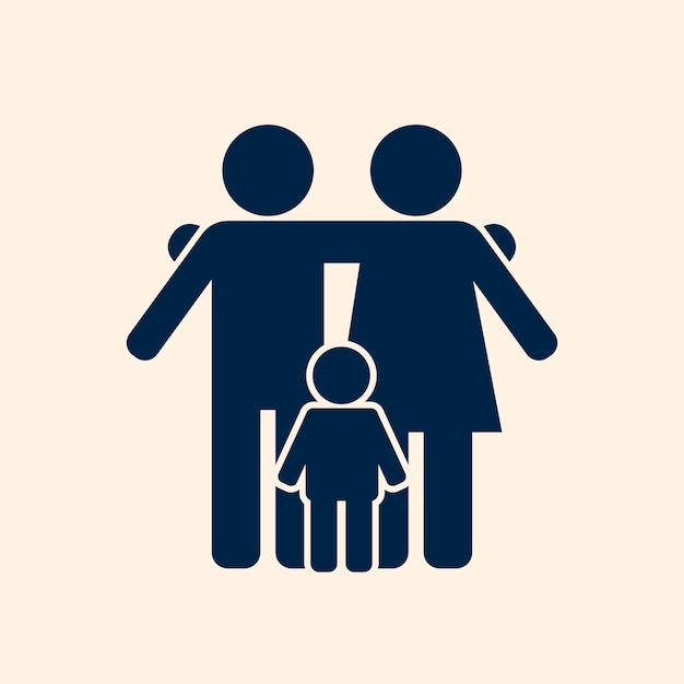Símbolo de la familia de diseños planos