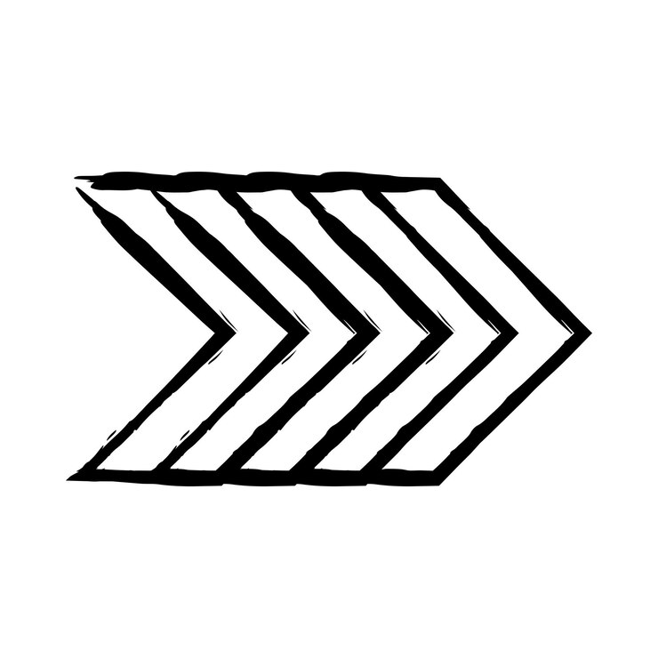 Vector símbolo de flecha icono de textura de grunge elemento vectorial ilustración de símbolo de dirección para diseño gráfico