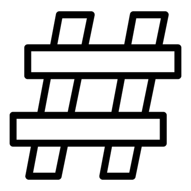 Símbolo de hashtag negro que representa el tema de tendencia en las redes sociales
