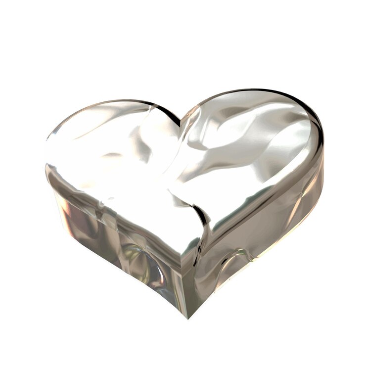 Vector símbolo hecho en forma de corazón.