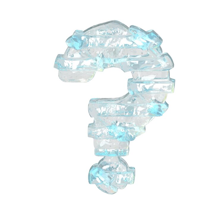 Vector símbolo de hielo con finas tiras horizontales