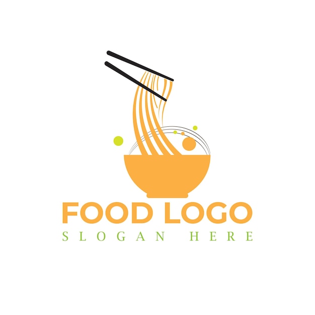 Símbolo de icona de plantilla de diseño de logotipo de alimentos para cafetería, restaurante y negocio de cocina