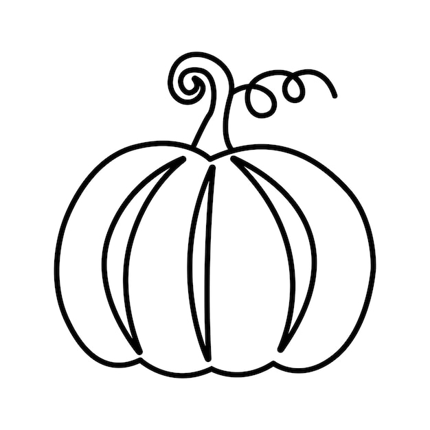 Símbolo del icono de la calabaza