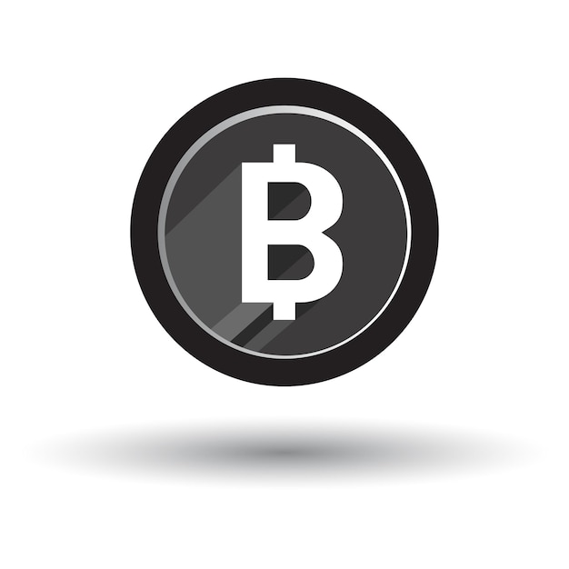 Símbolo de icono de criptomoneda Bitcoin