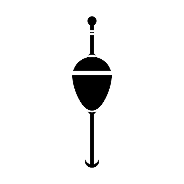 Símbolo del icono del flotador de pesca