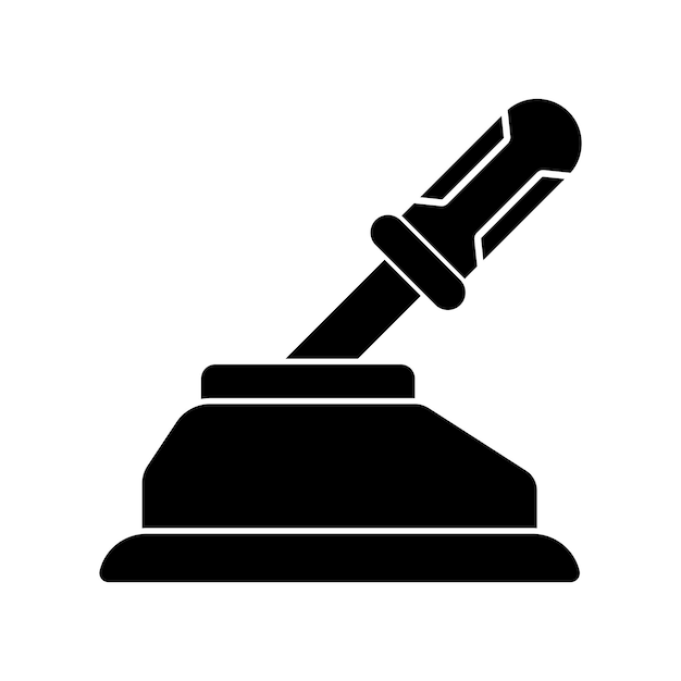 Símbolo del icono del freno de mano del automóvil