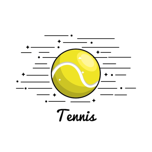 Vector símbolo icono de juego de tenis