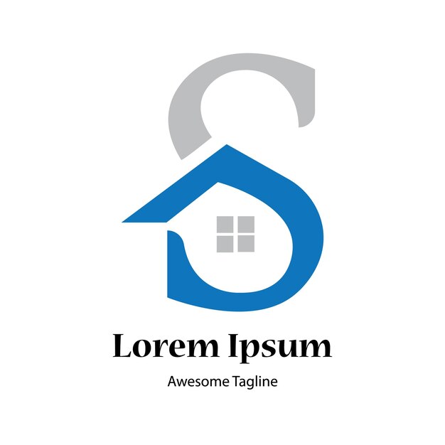 Símbolo del icono del logotipo de la construcción urbana