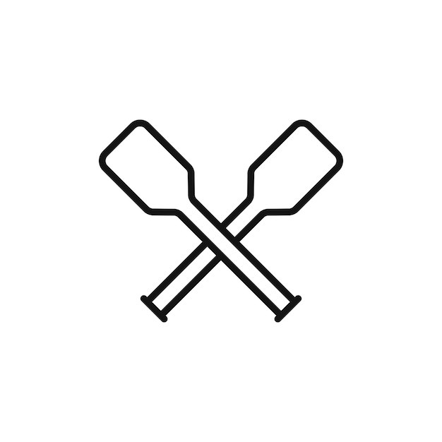 Símbolo del icono de la paleta sobre fondo blanco