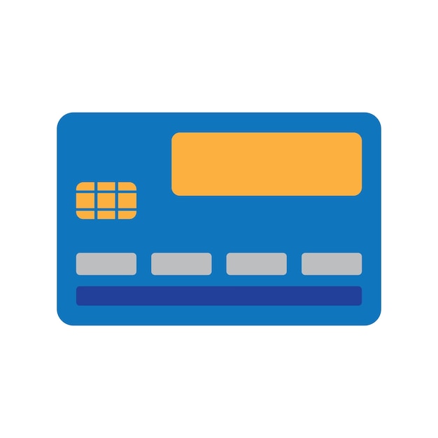 Símbolo del icono de la tarjeta de crédito