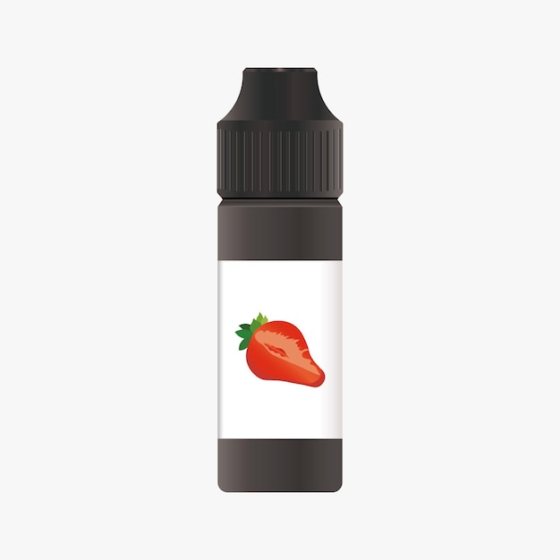 Símbolo de ilustración de vector líquido vape
