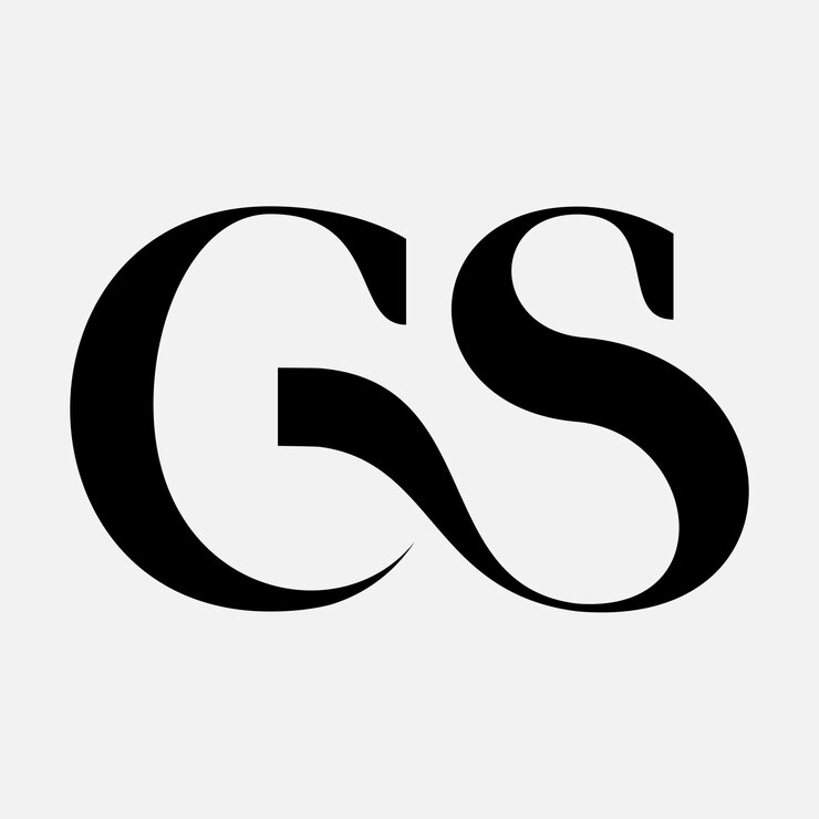 Vector símbolo del logotipo de la letra inicial cs