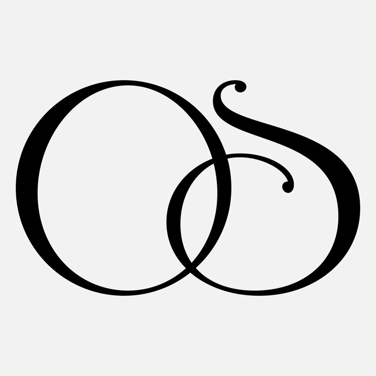 Vector símbolo del logotipo de la letra inicial