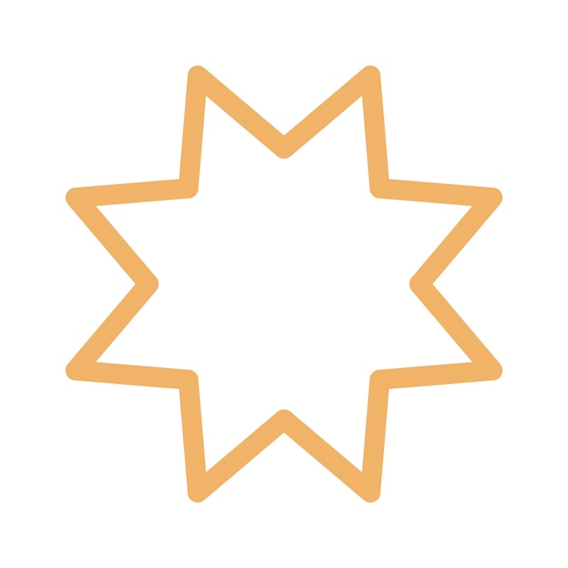 Símbolo mágico para rituales mágicos icono plano