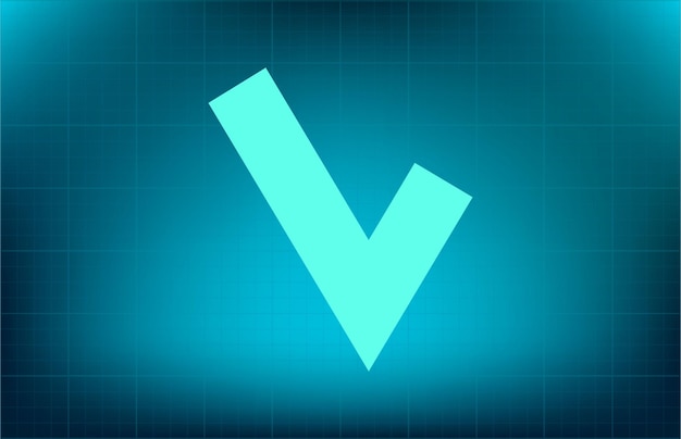 Símbolo de marca de comprobación Icono del vector