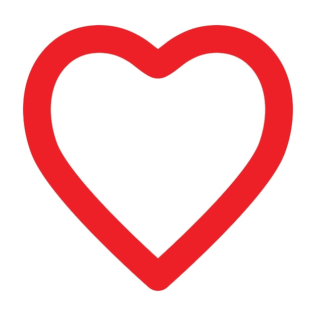 Símbolo de marca de corazones en estilo llenado